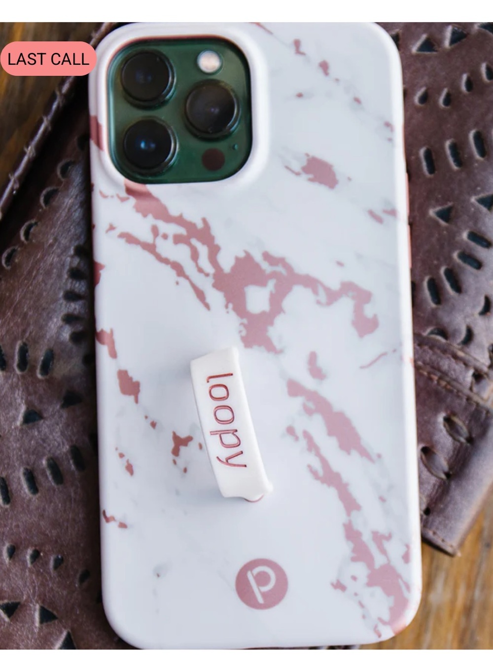 Loopy Case for iPhone 12 Pro Max- Rose Marble